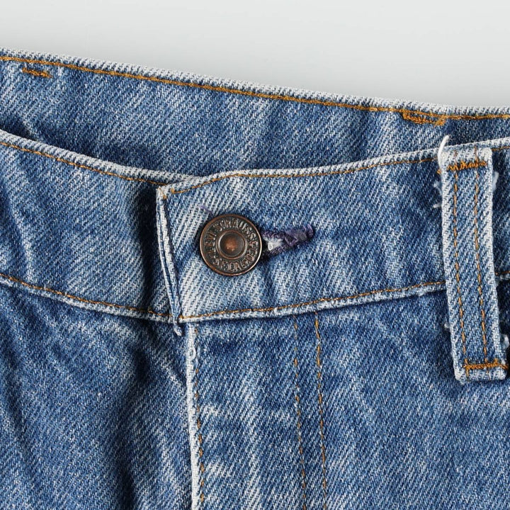70s-80'S Levi's 20517 0217 Orange Tab Bootcut Denim Pants, Men's W35 (approx.), Vintage unclear blue type Vintage Second Hand