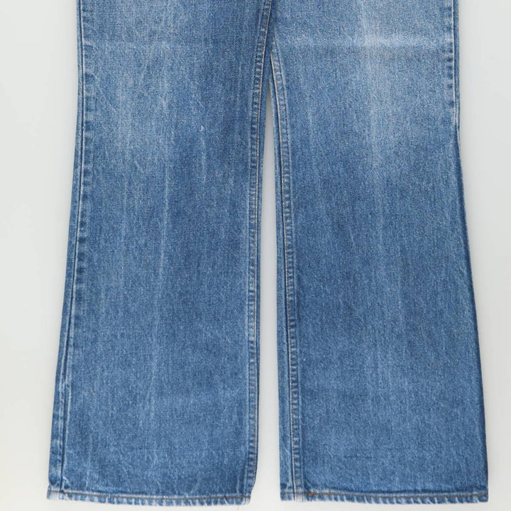 70s-80'S Levi's 20517 0217 Orange Tab Bootcut Denim Pants, Men's W35 (approx.), Vintage unclear blue type Vintage Second Hand
