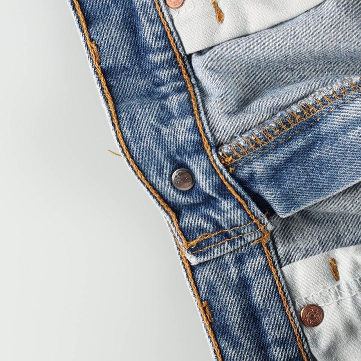 Levi's 517-0217 Bootcut Denim Pants, Made in USA, Men's Size W36 (approx.), Vintage cotton blue type Vintage Second Hand
