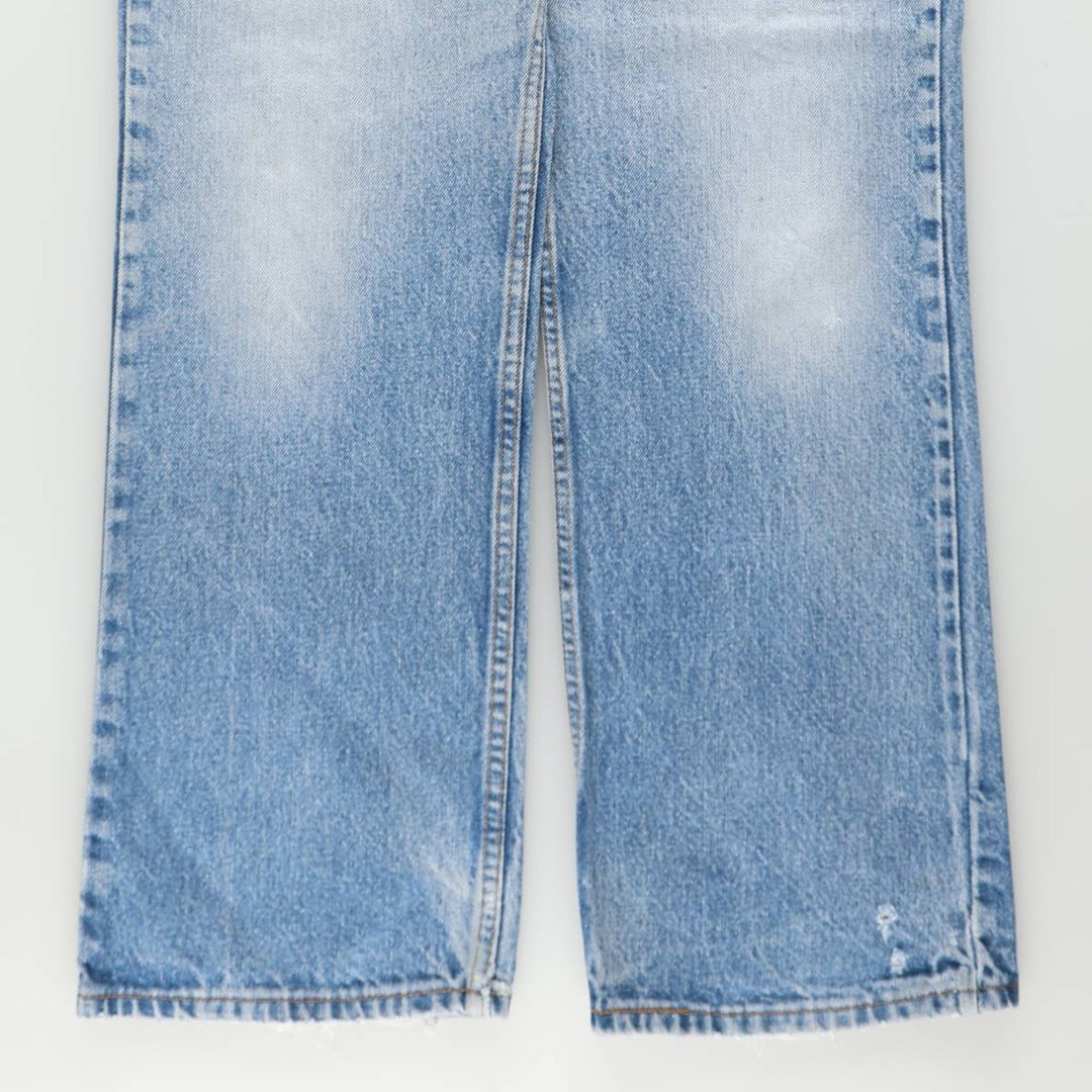 Levi's 517-0217 Bootcut Denim Pants, Made in USA, Men's Size W36 (approx.), Vintage cotton blue type Vintage Second Hand