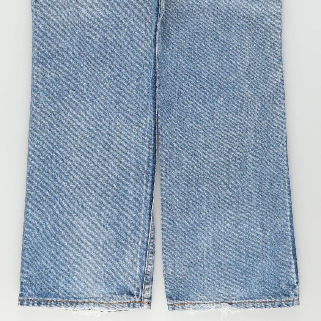 Levi's 517-0217 Bootcut Denim Pants, Made in USA, Men's Size W36 (approx.), Vintage cotton blue type Vintage Second Hand