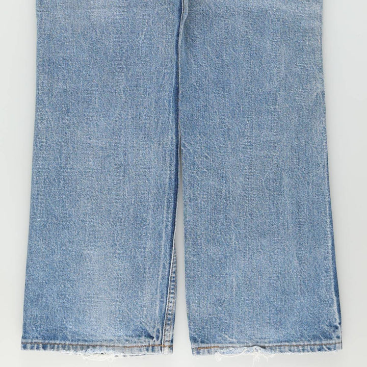 Levi's 517-0217 Bootcut Denim Pants, Made in USA, Men's Size W36 (approx.), Vintage cotton blue type Vintage Second Hand