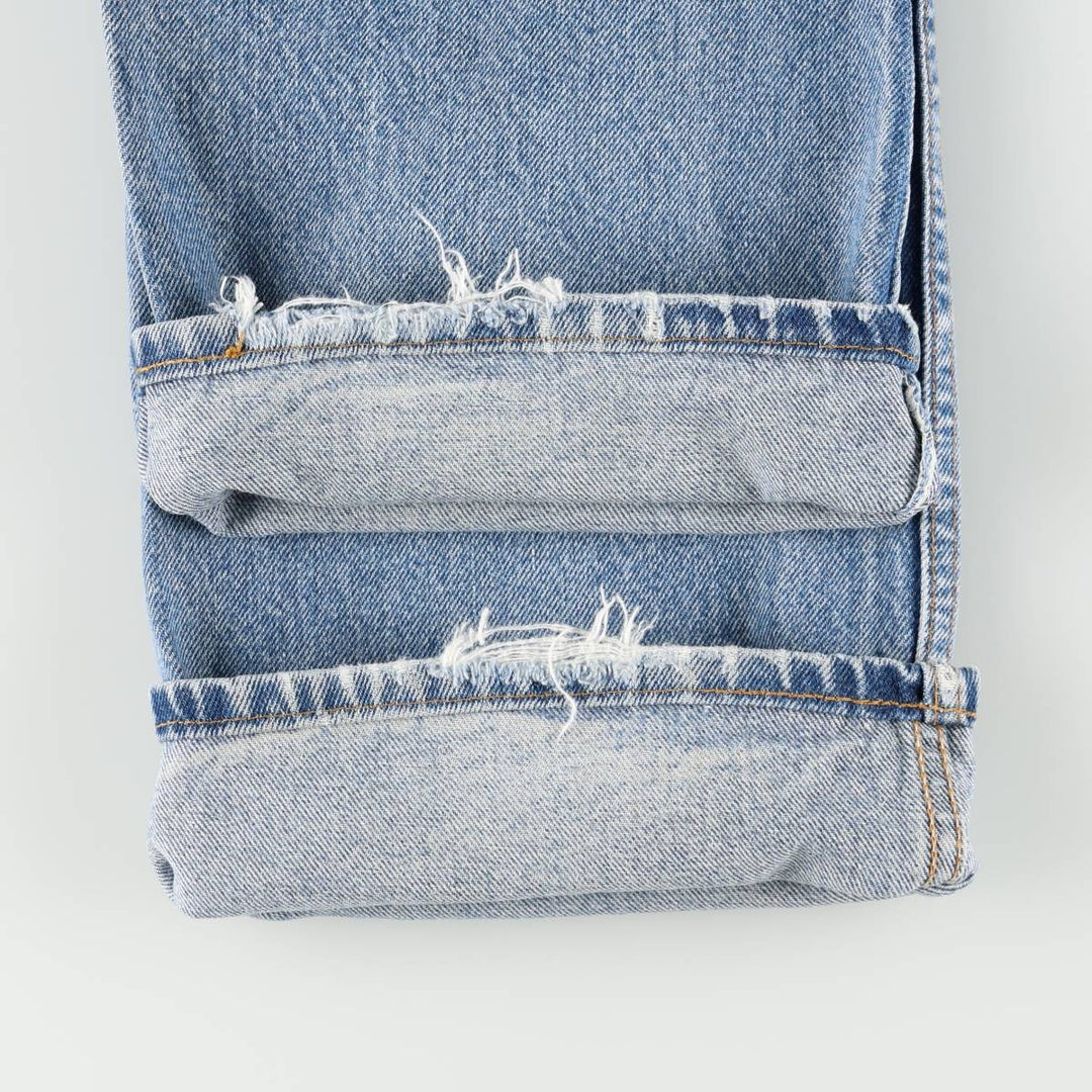 Levi's 517-0217 Bootcut Denim Pants, Made in USA, Men's Size W36 (approx.), Vintage cotton blue type Vintage Second Hand