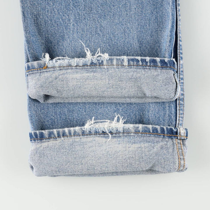 Levi's 517-0217 Bootcut Denim Pants, Made in USA, Men's Size W36 (approx.), Vintage cotton blue type Vintage Second Hand