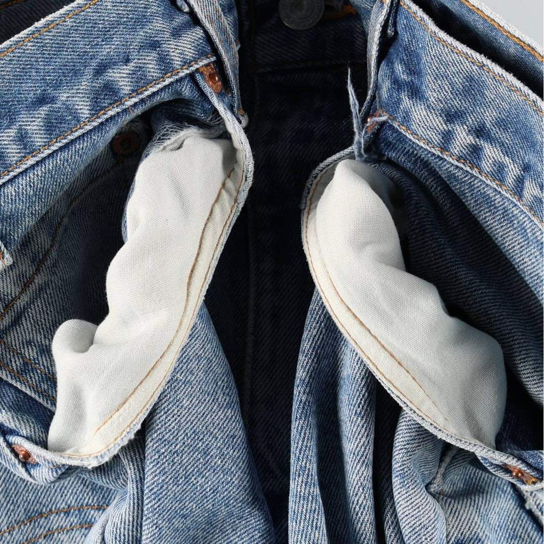 Levi's 517-0217 Bootcut Denim Pants, Made in USA, Men's Size W36 (approx.), Vintage cotton blue type Vintage Second Hand