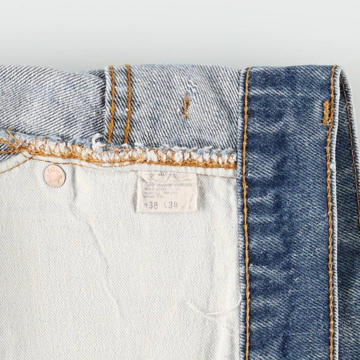 70s-80'S Levi's 517 Bootcut Denim Pants, Men's Size W38 (approx.), Vintage unclear blue type Vintage Second Hand