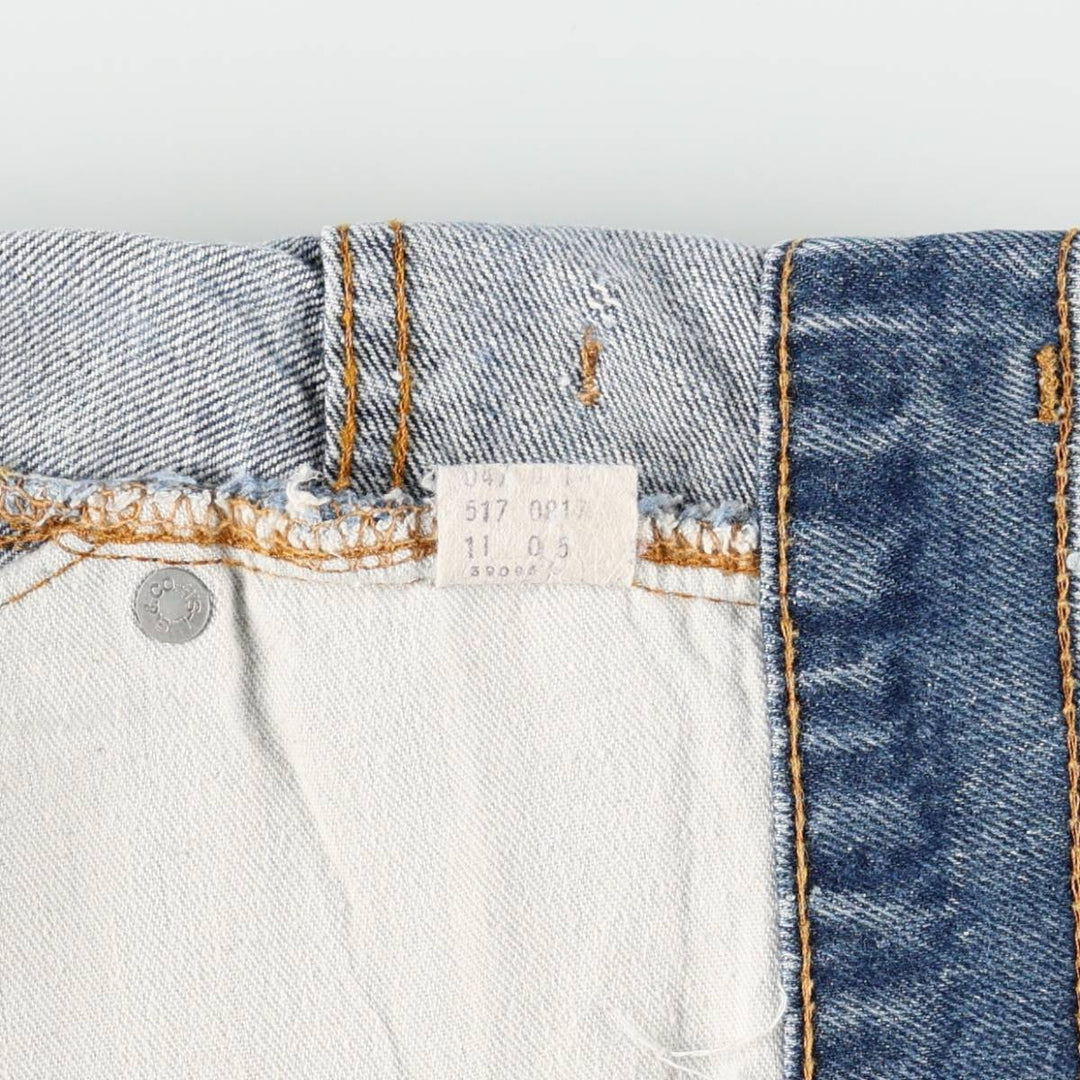 70s-80'S Levi's 517 Bootcut Denim Pants, Men's Size W38 (approx.), Vintage unclear blue type Vintage Second Hand