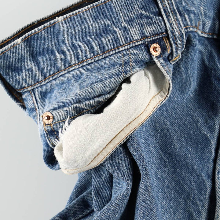 70s-80'S Levi's 517 Bootcut Denim Pants, Men's Size W38 (approx.), Vintage unclear blue type Vintage Second Hand
