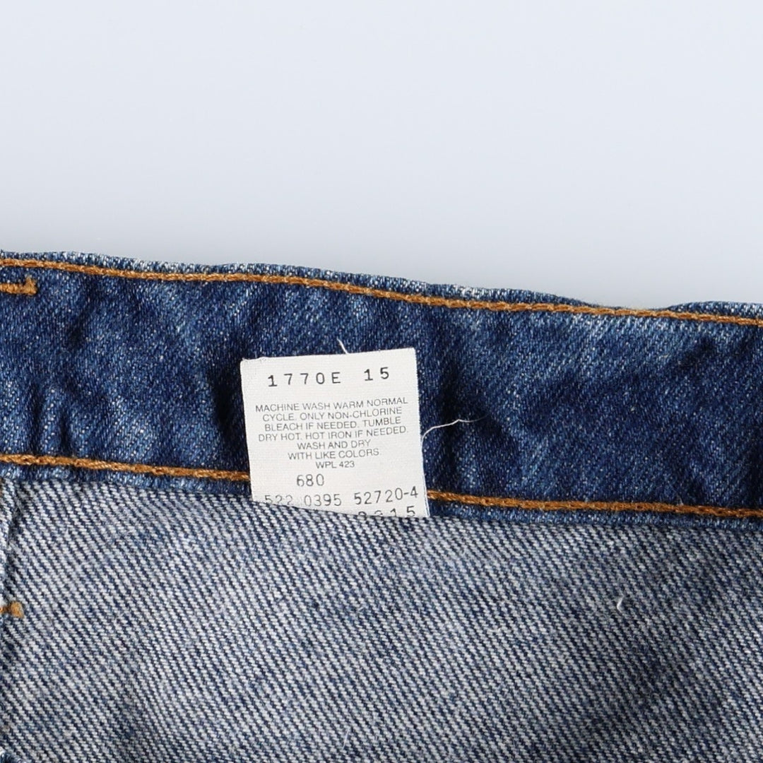 90'S Levi's Orange Tab Bootcut Denim Pants, Made in USA, Men's, Size 36, Vintage cotton blue type Vintage Second Hand