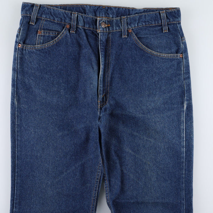 90'S Levi's Orange Tab Bootcut Denim Pants, Made in USA, Men's, Size 36, Vintage cotton blue type Vintage Second Hand