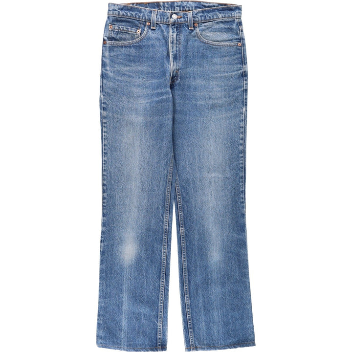 90'S Levi's bootcut denim pants, made in USA, men's size W32 (approx.), vintage. cotton blue type Vintage Second Hand