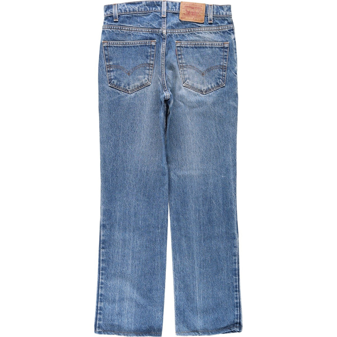 90'S Levi's bootcut denim pants, made in USA, men's size W32 (approx.), vintage. cotton blue type Vintage Second Hand