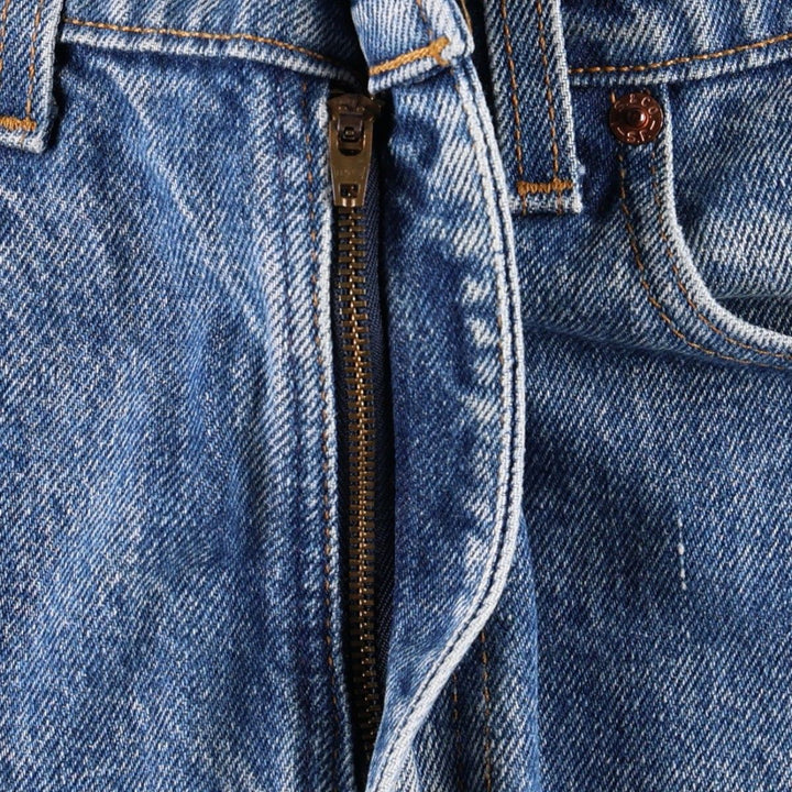 90'S Levi's bootcut denim pants, made in USA, men's size W32 (approx.), vintage. cotton blue type Vintage Second Hand