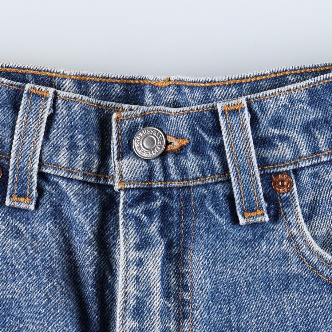 90'S Levi's bootcut denim pants, made in USA, men's size W32 (approx.), vintage. cotton blue type Vintage Second Hand