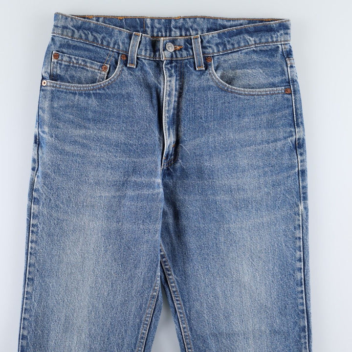 90'S Levi's bootcut denim pants, made in USA, men's size W32 (approx.), vintage. cotton blue type Vintage Second Hand