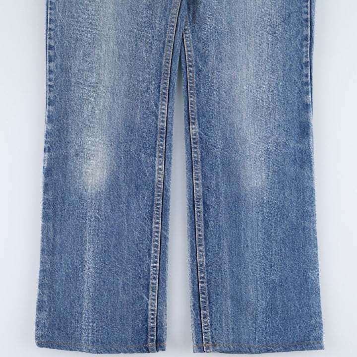 90'S Levi's bootcut denim pants, made in USA, men's size W32 (approx.), vintage. cotton blue type Vintage Second Hand