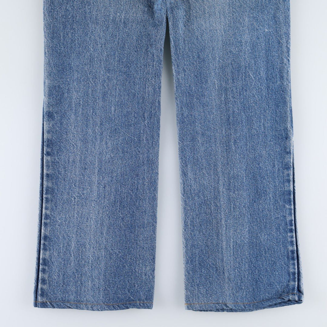 90'S Levi's bootcut denim pants, made in USA, men's size W32 (approx.), vintage. cotton blue type Vintage Second Hand