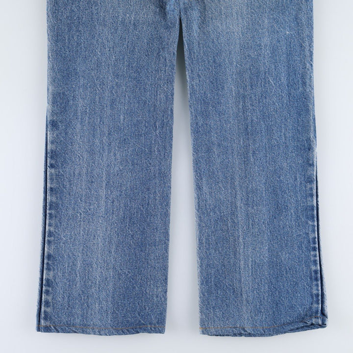 90'S Levi's bootcut denim pants, made in USA, men's size W32 (approx.), vintage. cotton blue type Vintage Second Hand