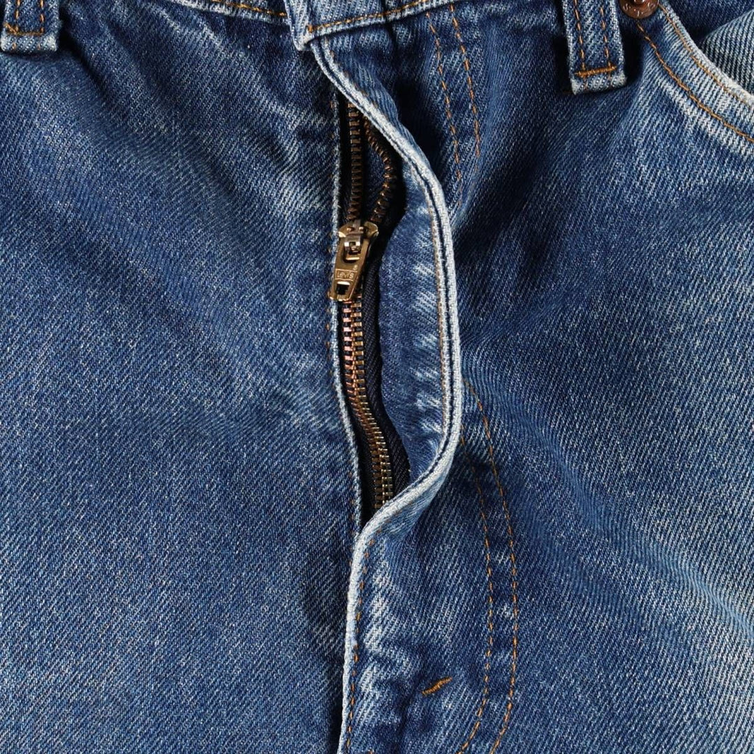 1980'S Levi's 20517 0217 Orange Tab Bootcut Denim Pants, Made in USA, Men's W35 (approx.), Vintage unclear blue type Vintage Second Hand