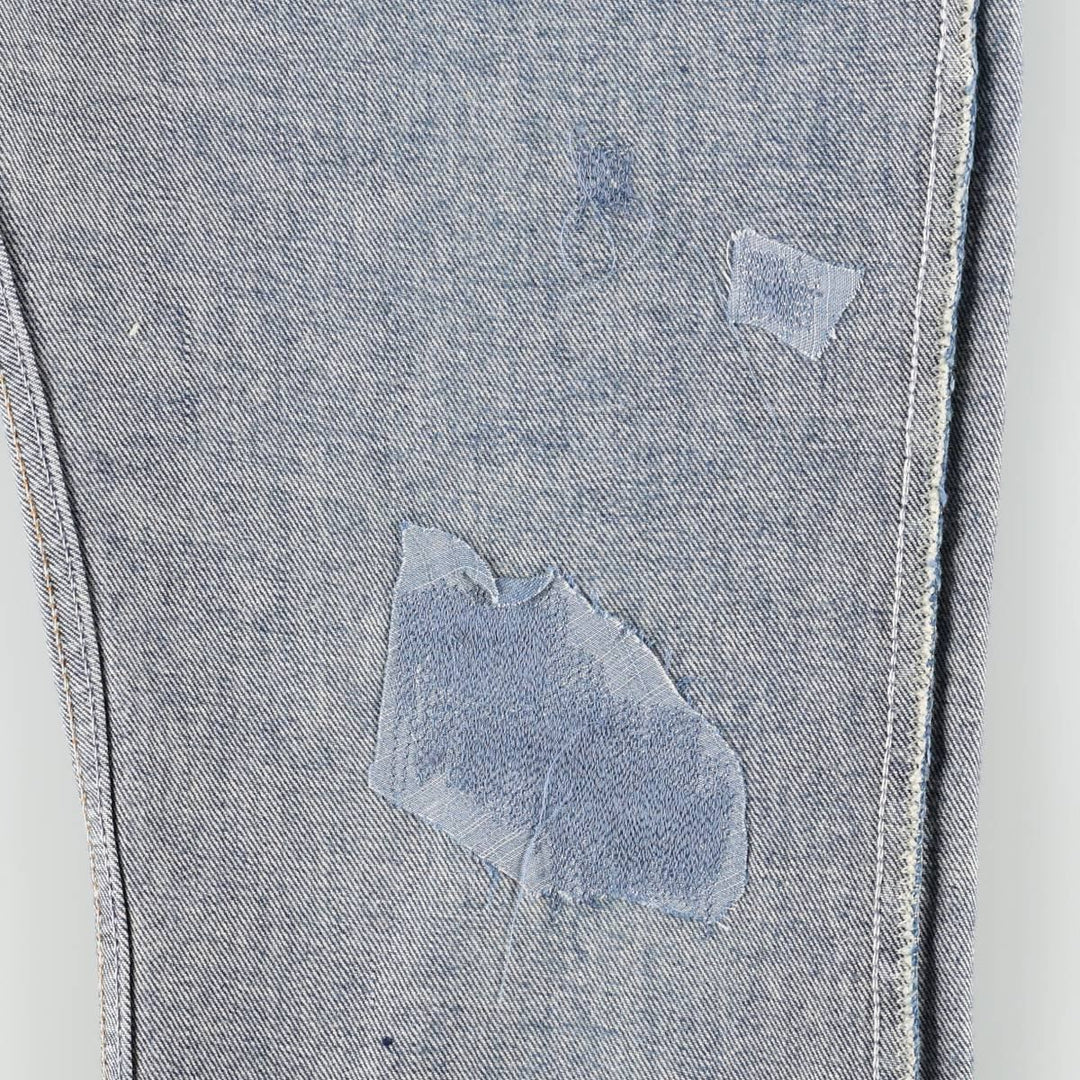 1980'S Levi's 20517 0217 Orange Tab Bootcut Denim Pants, Made in USA, Men's W35 (approx.), Vintage unclear blue type Vintage Second Hand