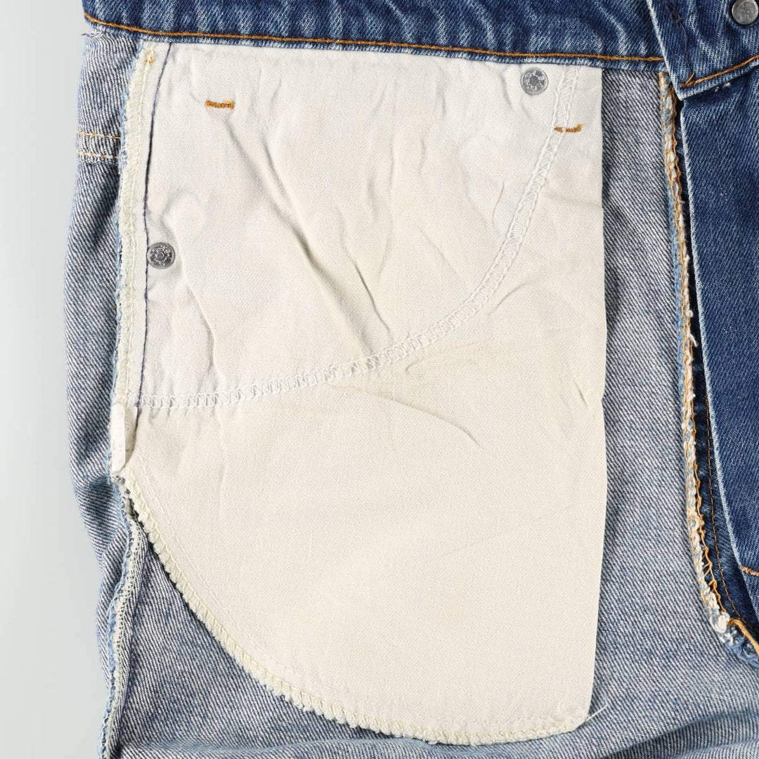 1980'S Levi's 20517 0217 Orange Tab Bootcut Denim Pants, Made in USA, Men's W35 (approx.), Vintage unclear blue type Vintage Second Hand