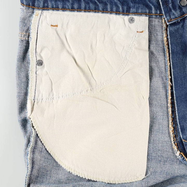 1980'S Levi's 20517 0217 Orange Tab Bootcut Denim Pants, Made in USA, Men's W35 (approx.), Vintage unclear blue type Vintage Second Hand
