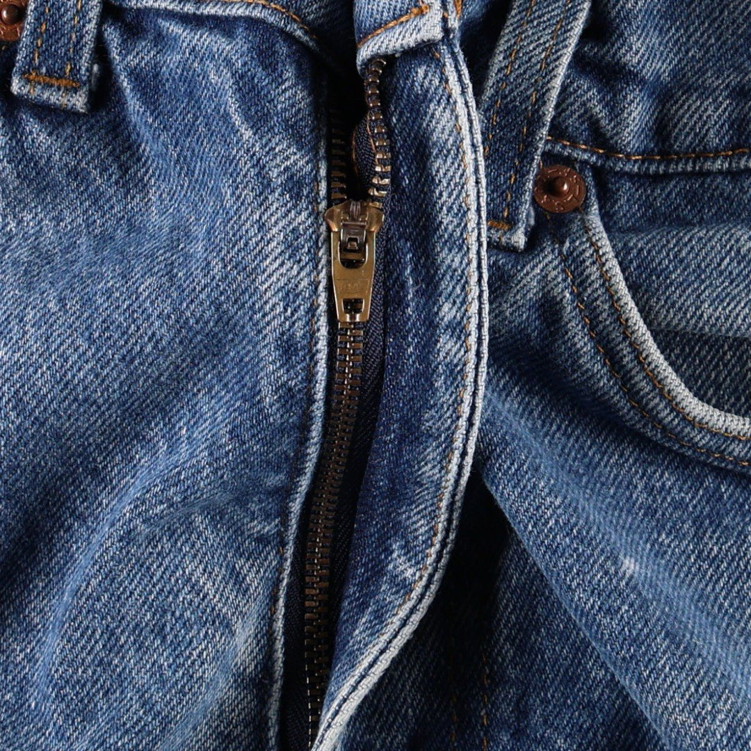 1990'S Levi's 20517 0217 Orange Tab Bootcut Denim Pants, Made in USA, Men's W30 (approx.), Vintage cotton blue type Vintage Second Hand