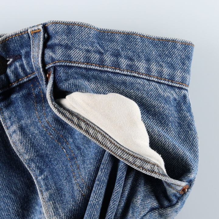 1990'S Levi's 20517 0217 Orange Tab Bootcut Denim Pants, Made in USA, Men's W30 (approx.), Vintage cotton blue type Vintage Second Hand