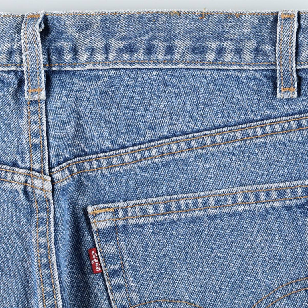 1990'S Levi's 00517-0217 Bootcut Denim Pants, Made in USA, Men's Size W33 (approx.), Vintage cotton blue type Vintage Second Hand