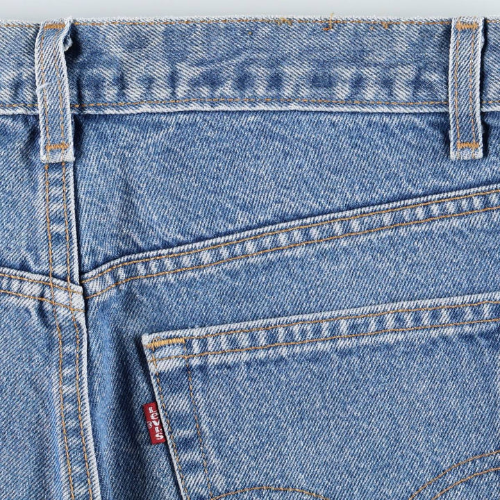 1990'S Levi's 00517-0217 Bootcut Denim Pants, Made in USA, Men's Size W33 (approx.), Vintage cotton blue type Vintage Second Hand