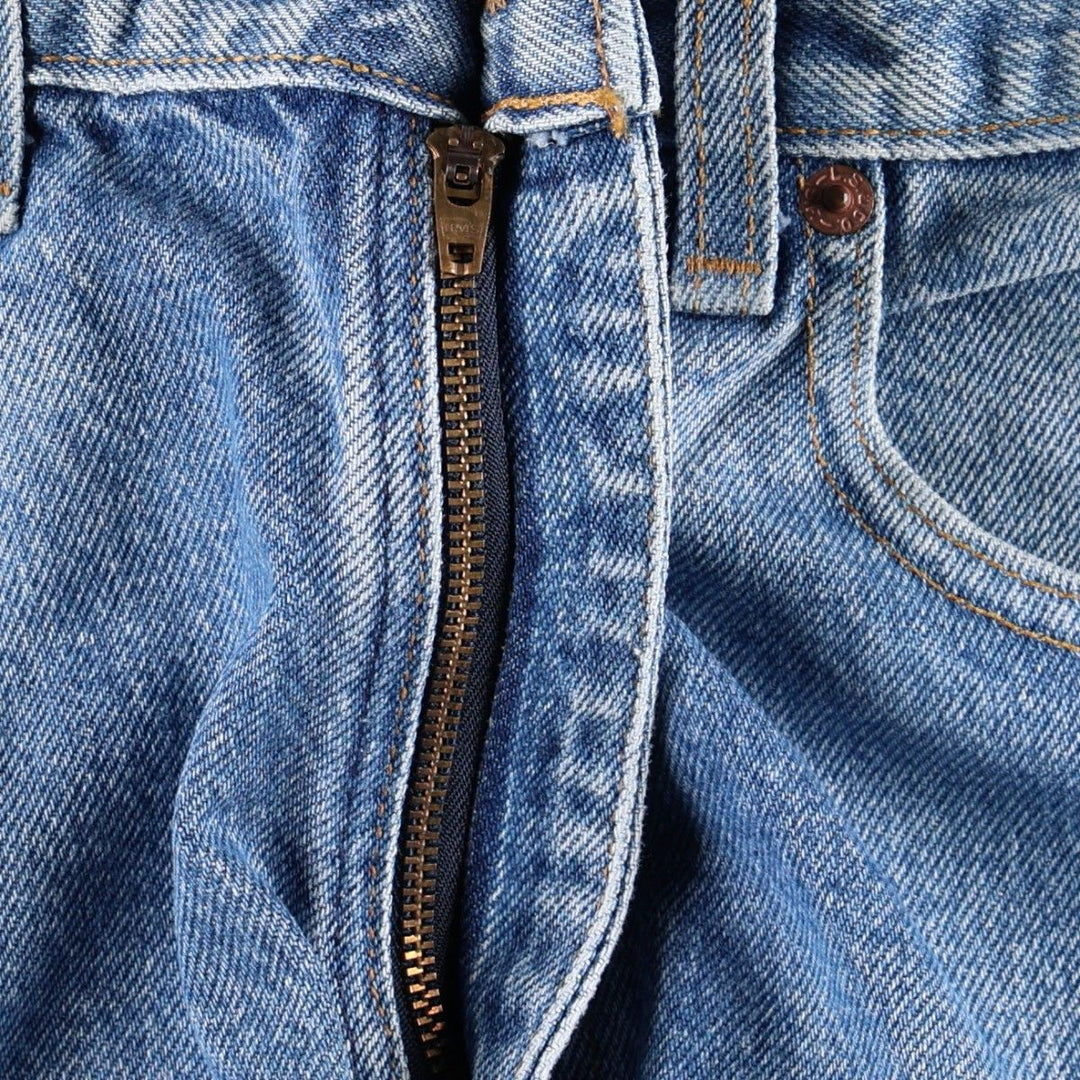 1990'S Levi's 00517-0217 Bootcut Denim Pants, Made in USA, Men's Size W33 (approx.), Vintage cotton blue type Vintage Second Hand