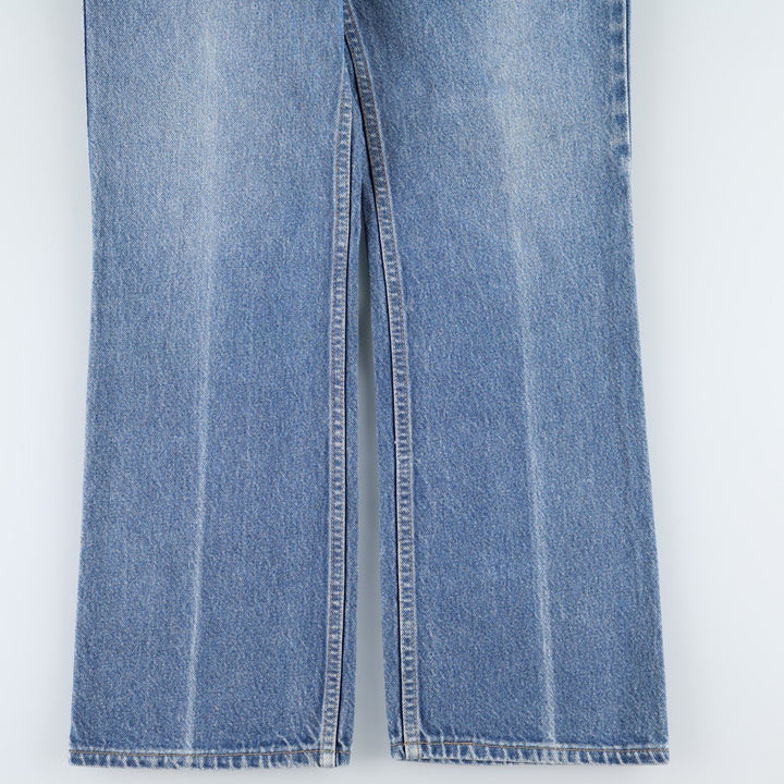 1990'S Levi's 00517-0217 Bootcut Denim Pants, Made in USA, Men's Size W33 (approx.), Vintage cotton blue type Vintage Second Hand