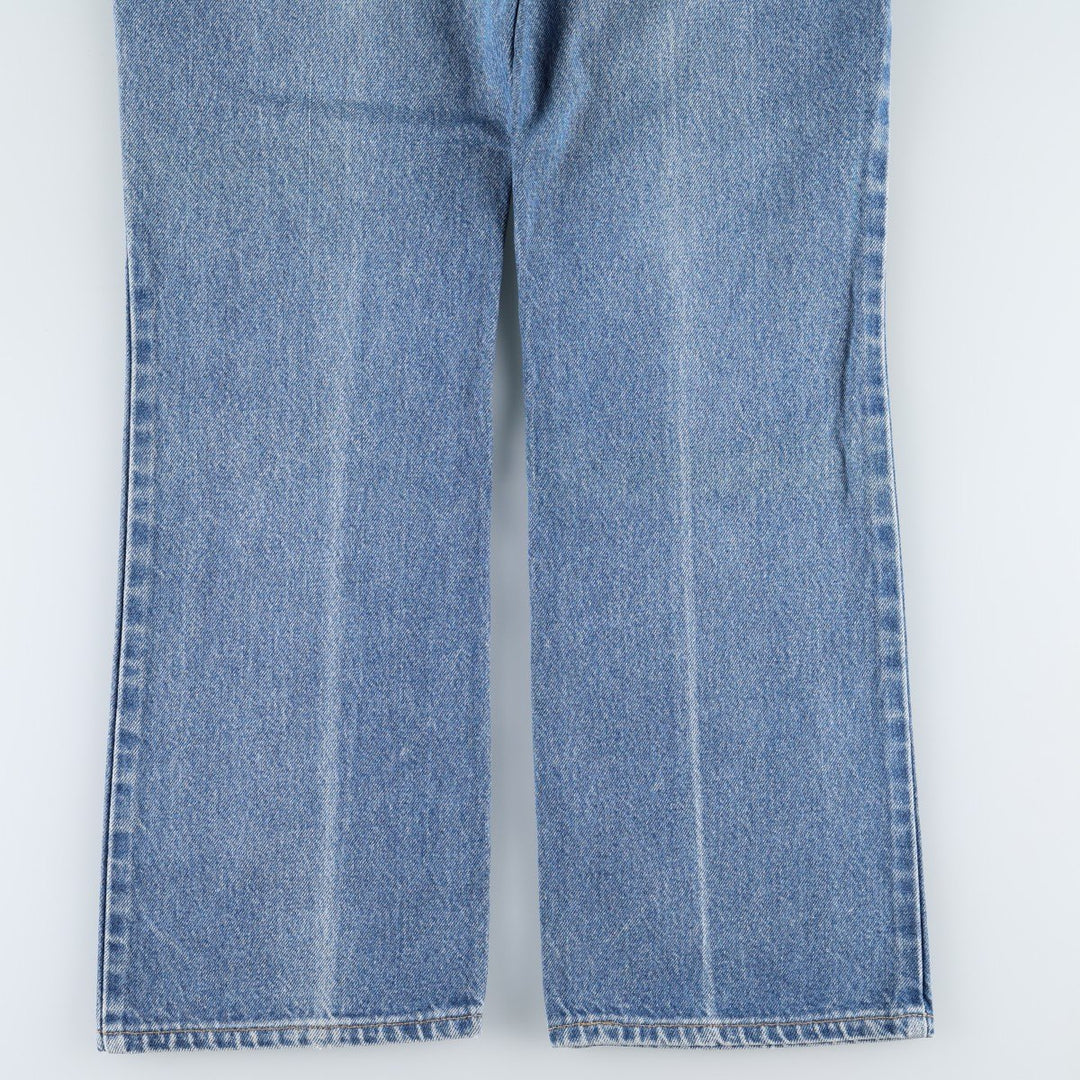 1990'S Levi's 00517-0217 Bootcut Denim Pants, Made in USA, Men's Size W33 (approx.), Vintage cotton blue type Vintage Second Hand