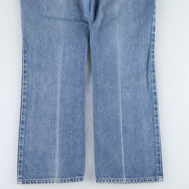 1990'S Levi's 00517-0217 Bootcut Denim Pants, Made in USA, Men's Size W33 (approx.), Vintage cotton blue type Vintage Second Hand