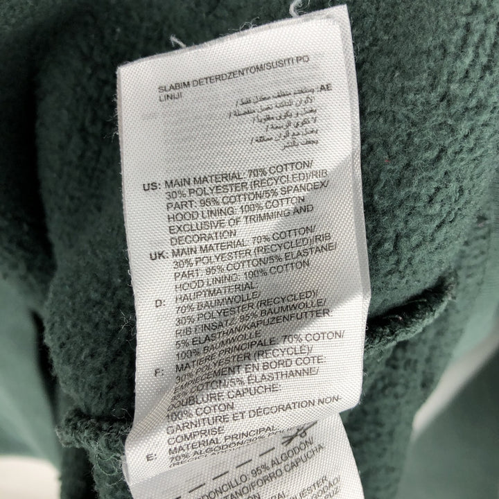 Adidas Originals Sweatshirt Pullover Hoodie, Men's Size L cotton green type Vintage Second Hand