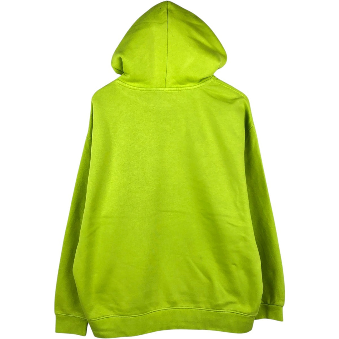 Nike Center Logo Sweat Pullover Hoodie, Men's Size M cotton green type yellow green Vintage Second Hand