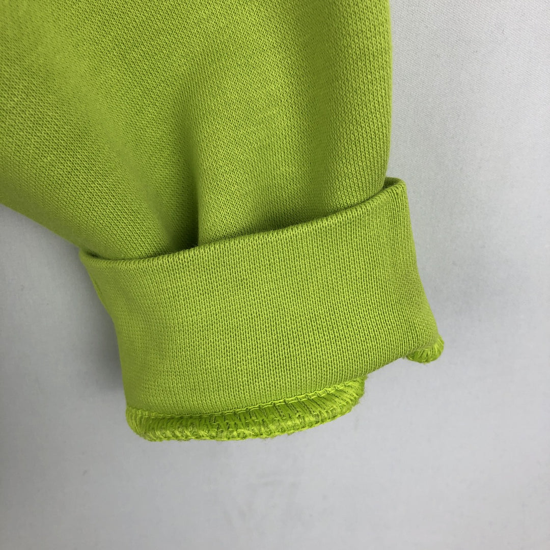 Nike Center Logo Sweat Pullover Hoodie, Men's Size M cotton green type yellow green Vintage Second Hand