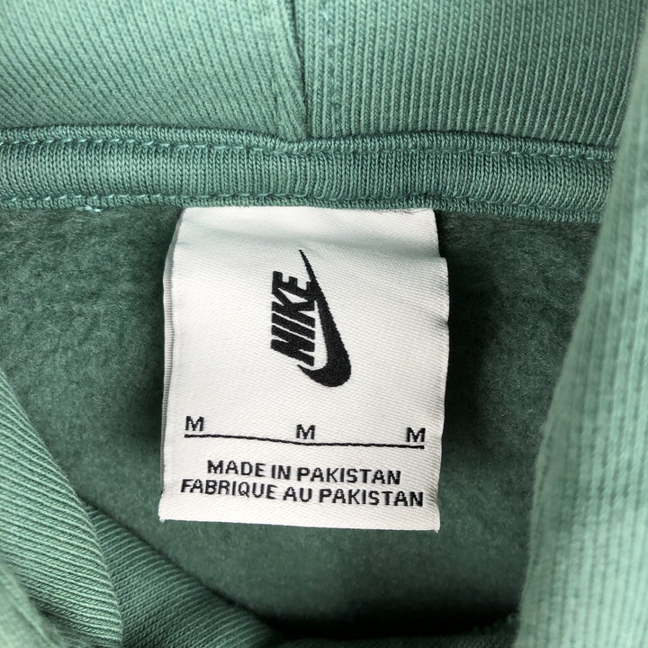 Nike Sweat Pullover Hoodie, Men's Size M cotton Emerald green Vintage Second Hand