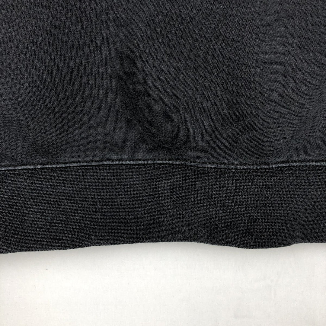 Nike Sweat Pullover Hoodie, Men's Size M cotton black type Vintage Second Hand