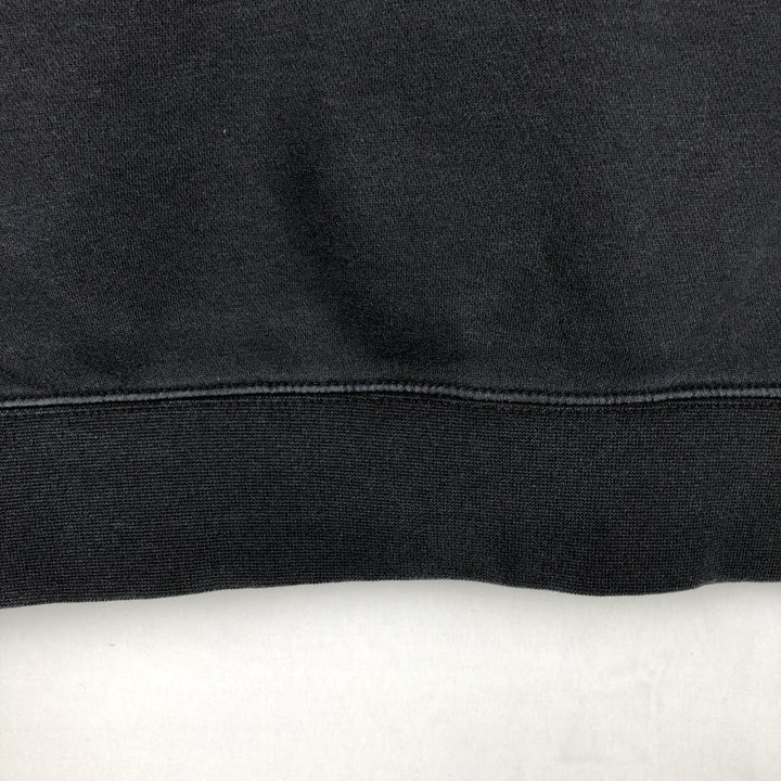Nike Sweat Pullover Hoodie, Men's Size M cotton black type Vintage Second Hand