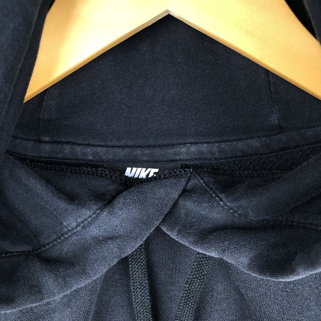 Nike Sweat Pullover Hoodie, Men's Size M cotton black type Vintage Second Hand