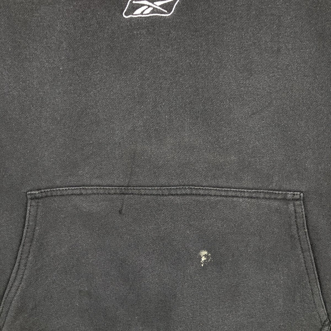 Reebok Sweat Pullover Hoodie Men's Size L cotton black type Vintage Second Hand