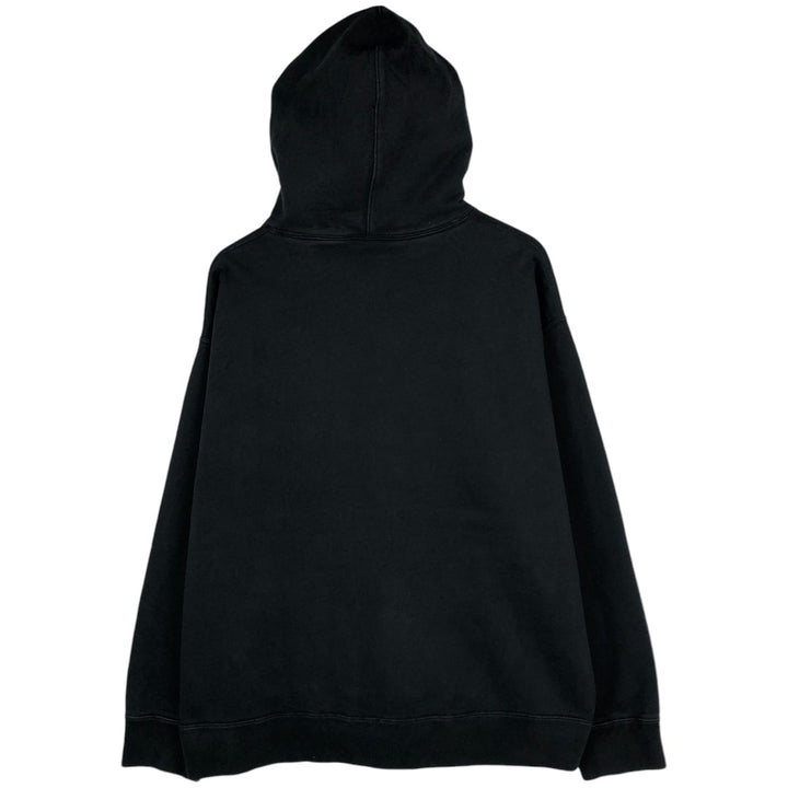 Nike Sweat Pullover Hoodie Men's XL Size cotton black type Vintage Second Hand