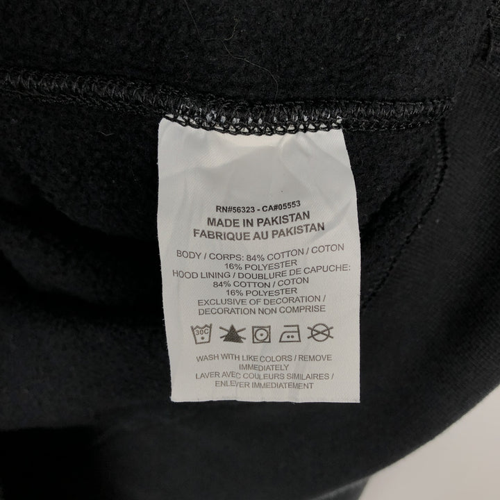Nike Sweat Pullover Hoodie Men's XL Size cotton black type Vintage Second Hand