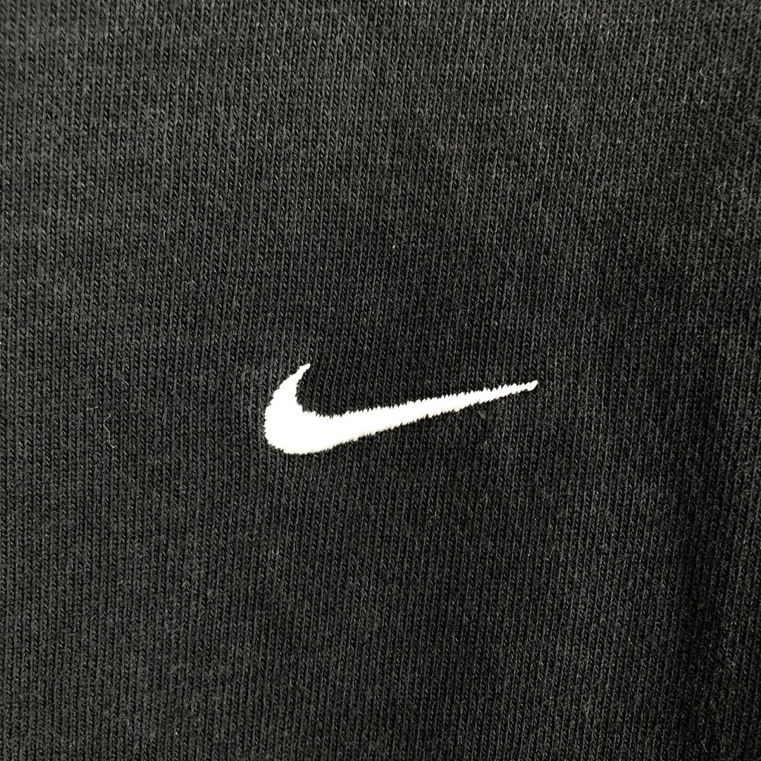 Nike Sweat Pullover Hoodie Men's XL Size cotton black type Vintage Second Hand