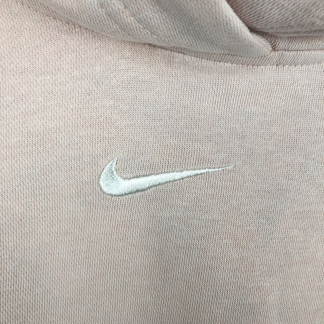 Nike Center Logo Sweat Pullover Hoodie, Men's Size M cotton pink type Vintage Second Hand