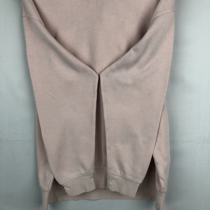 Nike Center Logo Sweat Pullover Hoodie, Men's Size M cotton pink type Vintage Second Hand
