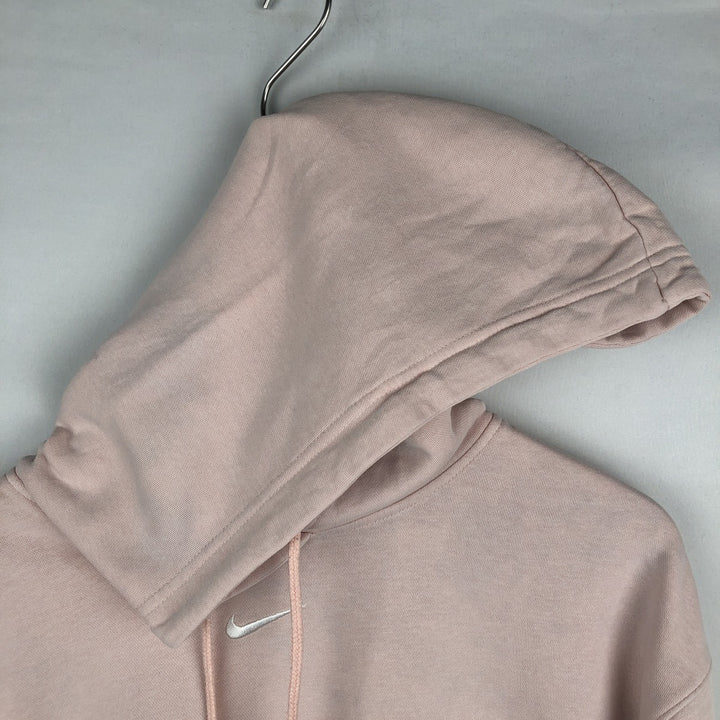Nike Center Logo Sweat Pullover Hoodie, Men's Size M cotton pink type Vintage Second Hand