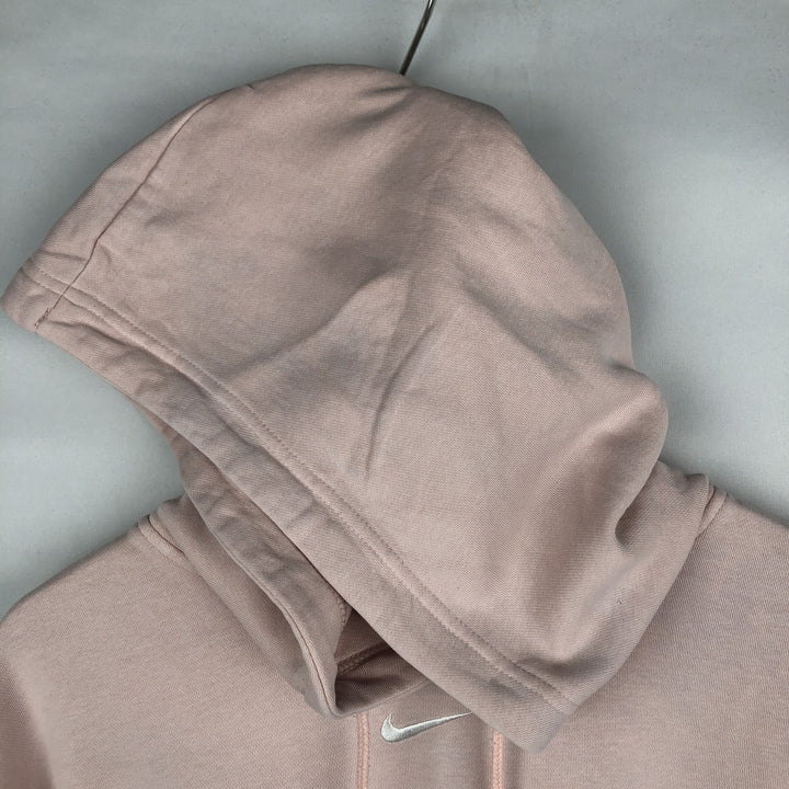 Nike Center Logo Sweat Pullover Hoodie, Men's Size M cotton pink type Vintage Second Hand