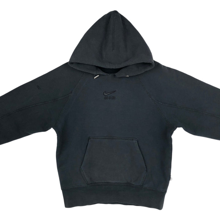 Nike Center Logo Sweat Pullover Hoodie, Men's Size Small cotton black type Vintage Second Hand